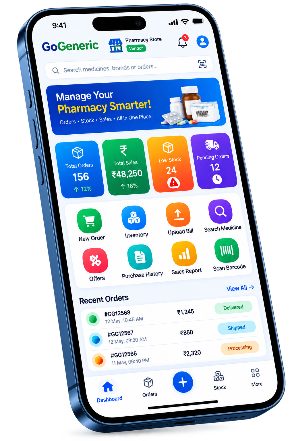 Vendor App